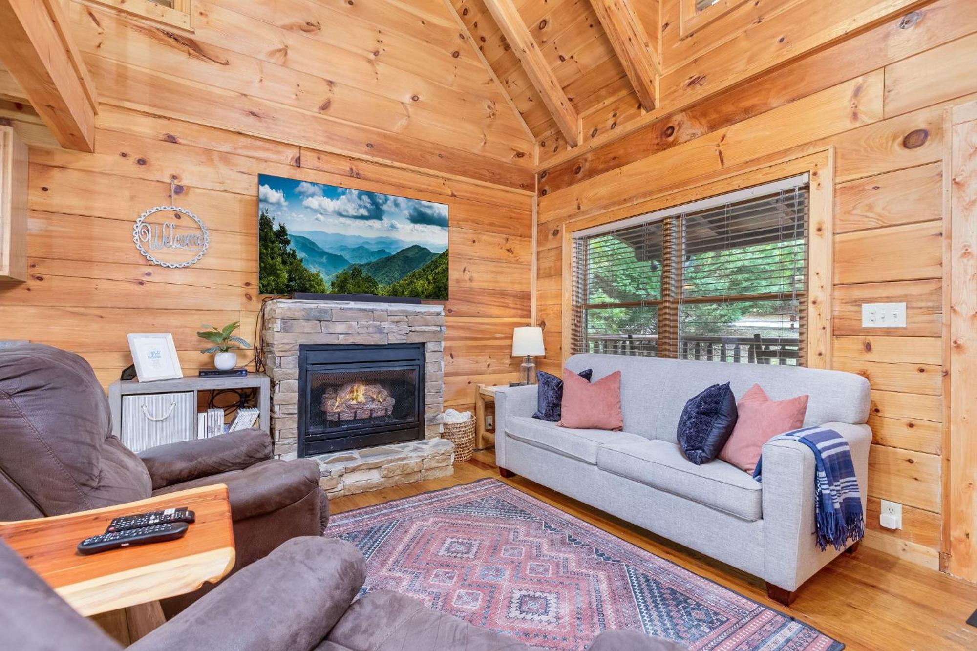 Elegant & Cozy Cabin Near Pigeon Forge Sevierville Eksteriør billede